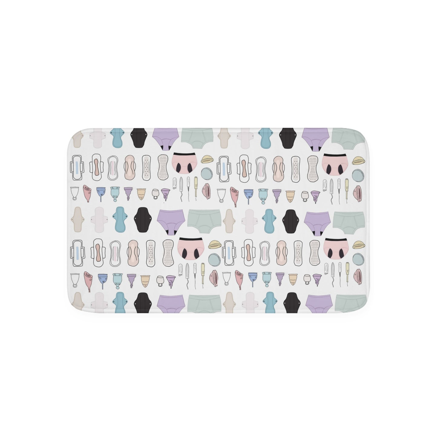 Menstrual Products Bath Mat