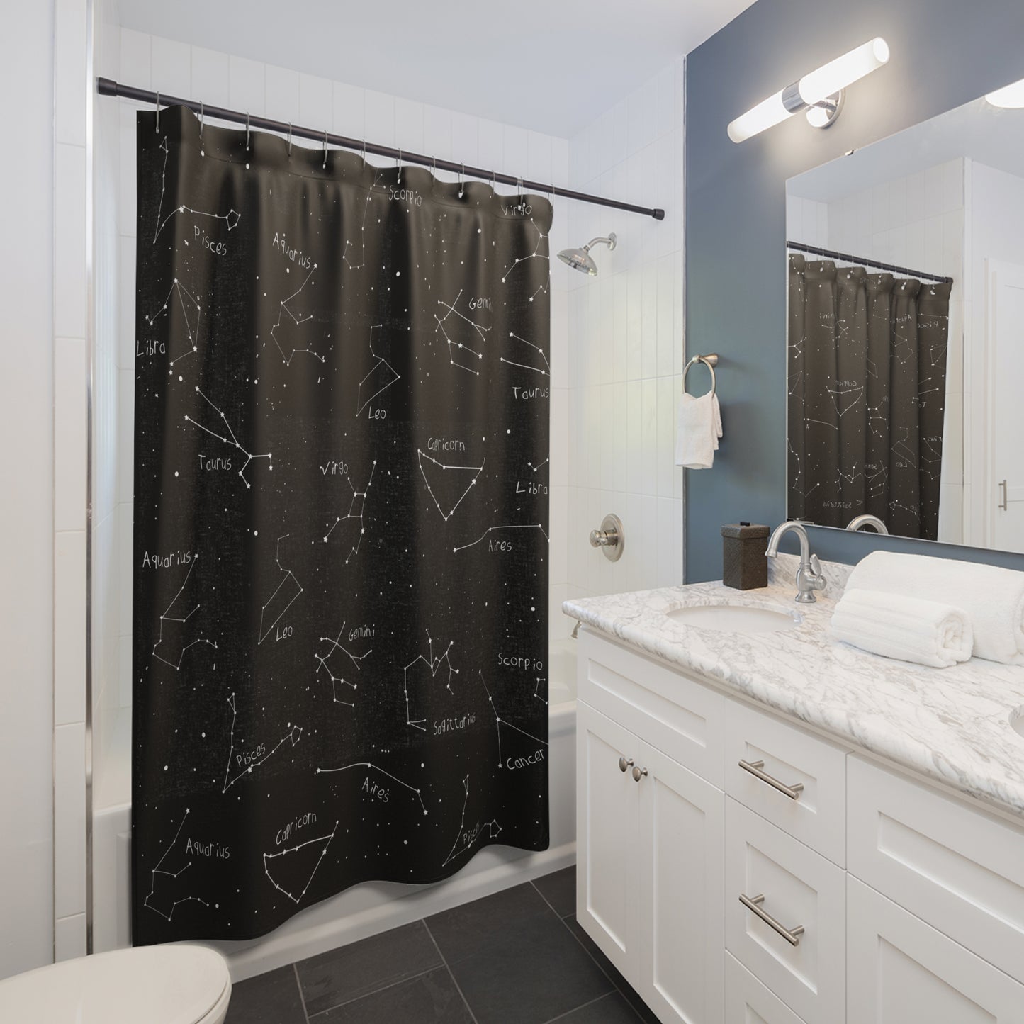 ZODIAC Shower Curtain
