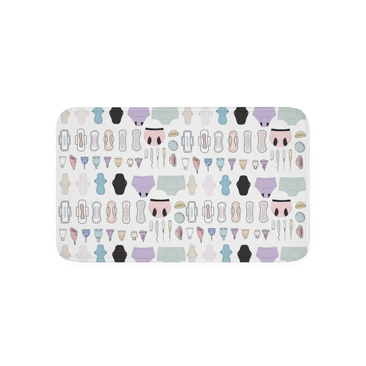 Menstrual Products Bath Mat