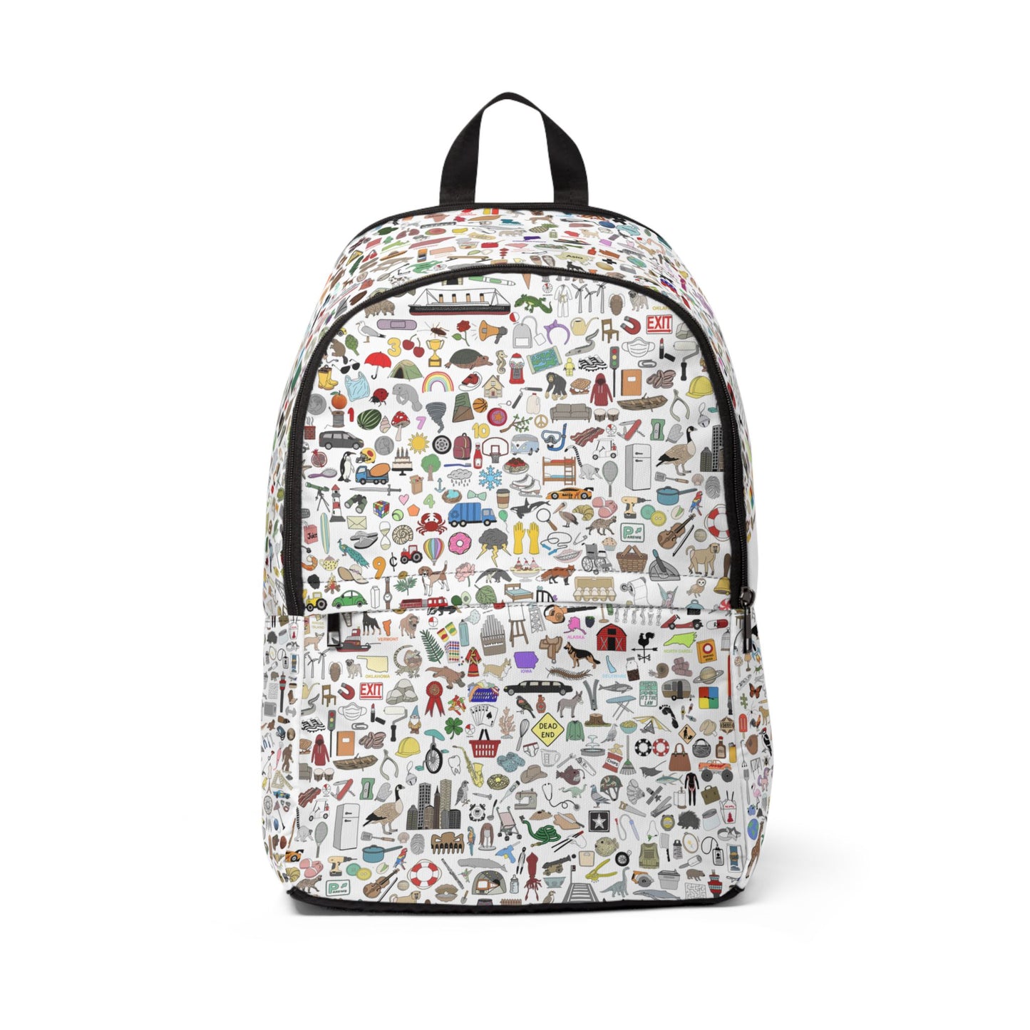 Unisex Fabric Backpack