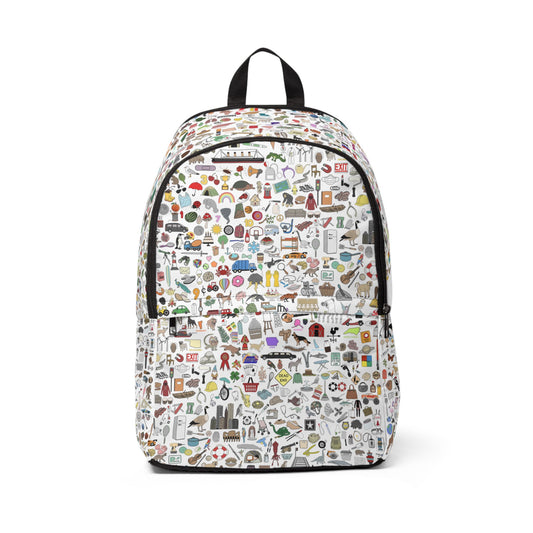 Unisex Fabric Backpack