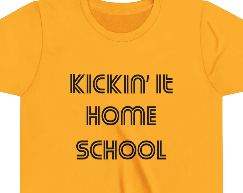 "KICKIN' IT HOMESCHOOL" YOUTH TEE