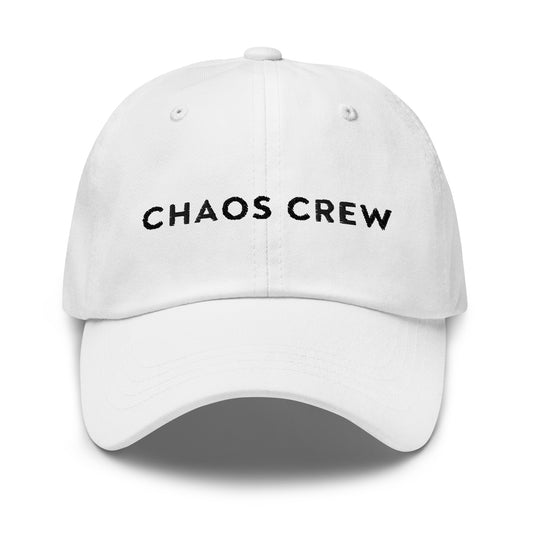 "Chaos Crew" ADULT Hat- White