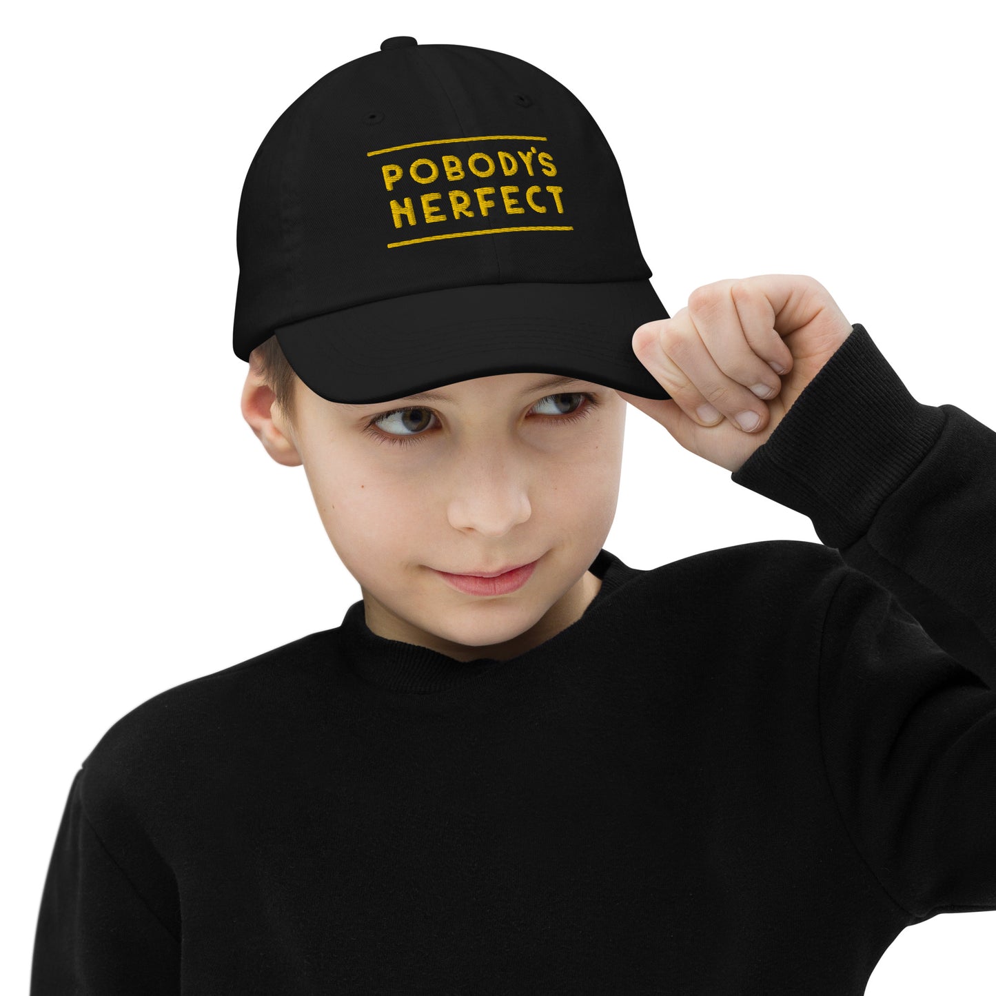 "POBODY'S NERFECT" YOUTH HAT