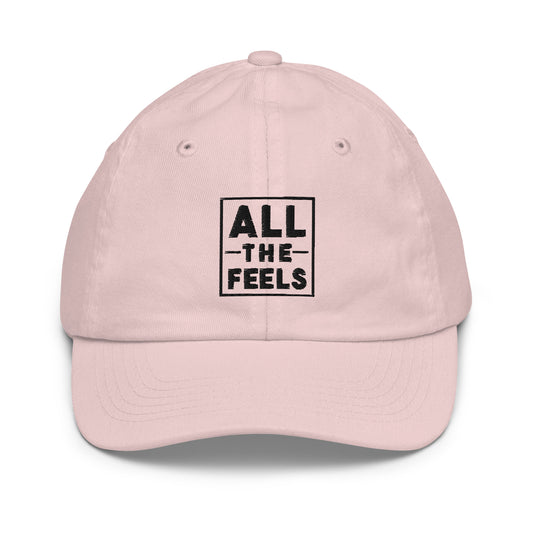 "ALL THE FEELS" YOUTH CAP- PINK