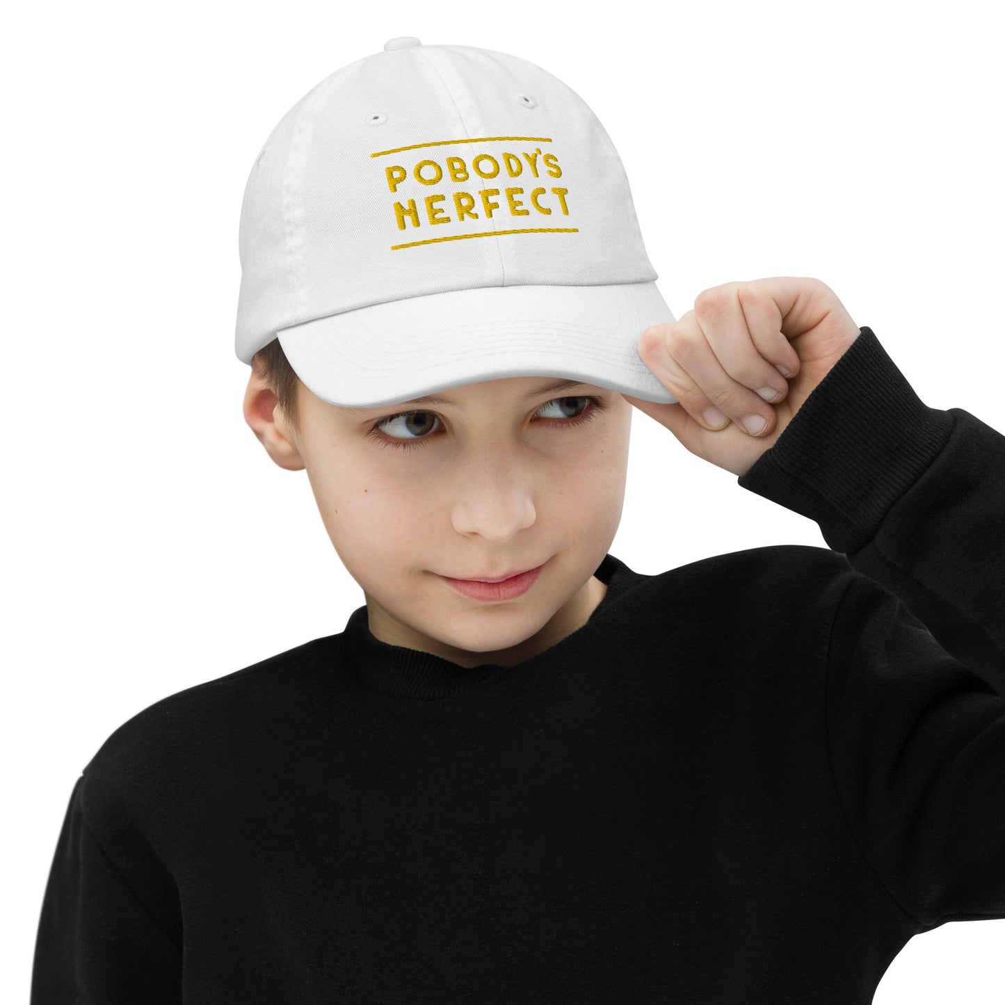 "POBODY'S NERFECT" YOUTH HAT
